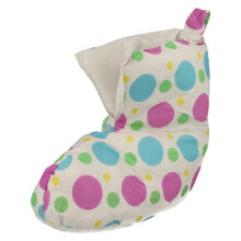 (UK 10-11 Child, Pastel Spot (Multi)) Girls Duvet Ducks Bootie Slippers