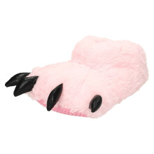 (UK 8-9 Child, Pink) Girls Eaze Casual Claw Slippers