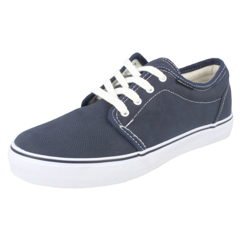 (UK 6, Navy (Blue)) Boys/Mens Lambretta Casual Shoes WDY007