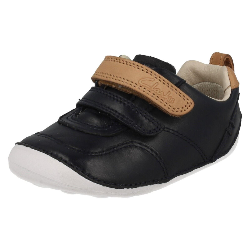 Clarks (Uk 3 Infant, Navy) Infant Boys First Cruisers Tiny Aspire - G Fit