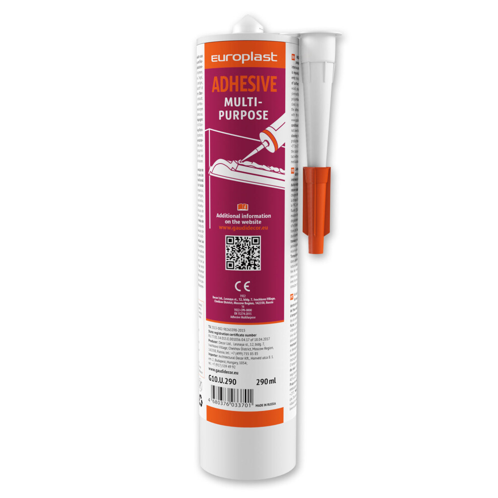 Profhome G10u290 Multipurpose Adhesive Extra Strong Ms Polymer Glue 290 Ml 4250691780767