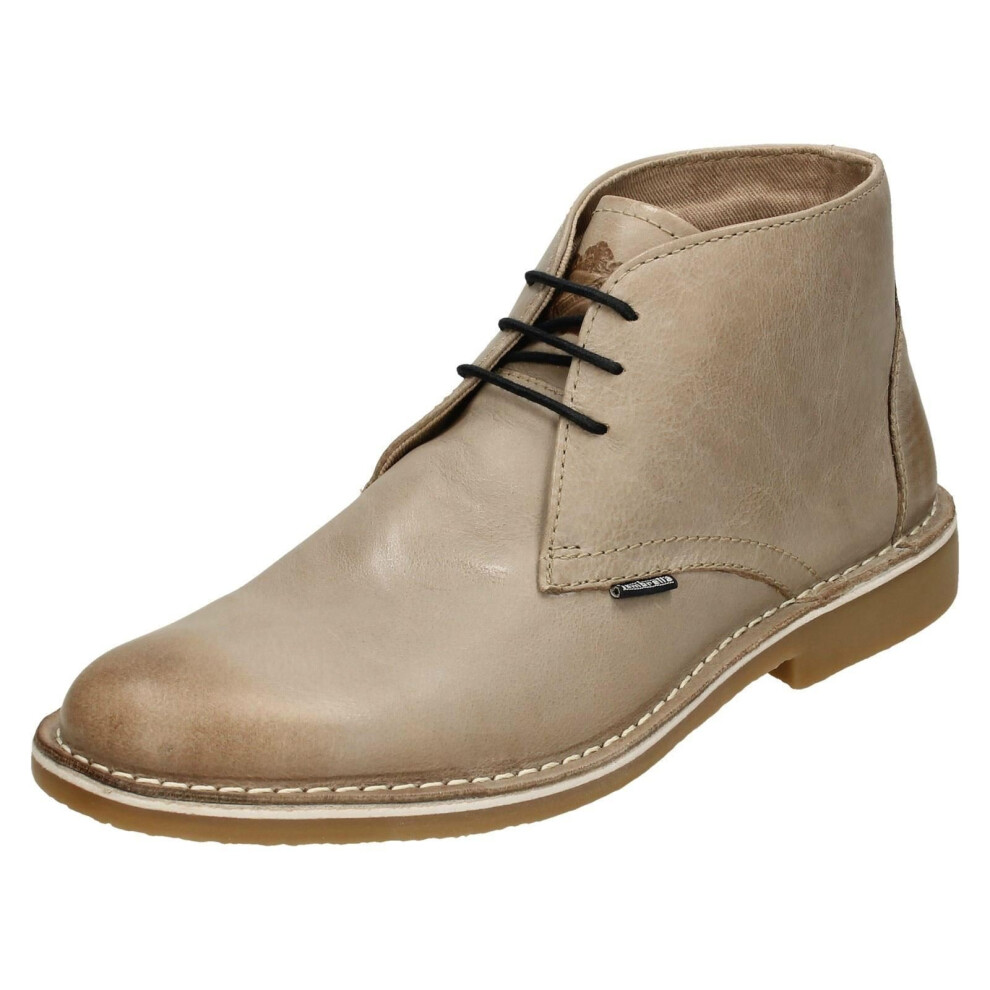 (UK 6, Iceland Taupe (Beige)) Mens Lambretta Ankle Boots Canary LG 14131