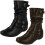 Ladies Down To Earth Flat Calf Boots 1