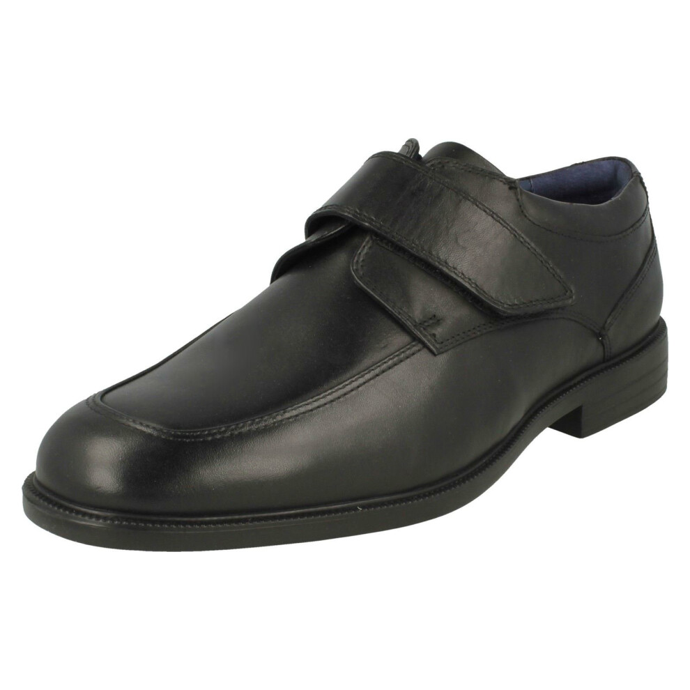 Padders (Uk 7, Black) Mens Formal Hook & Loop Fastening Shoes Brent - G Fit