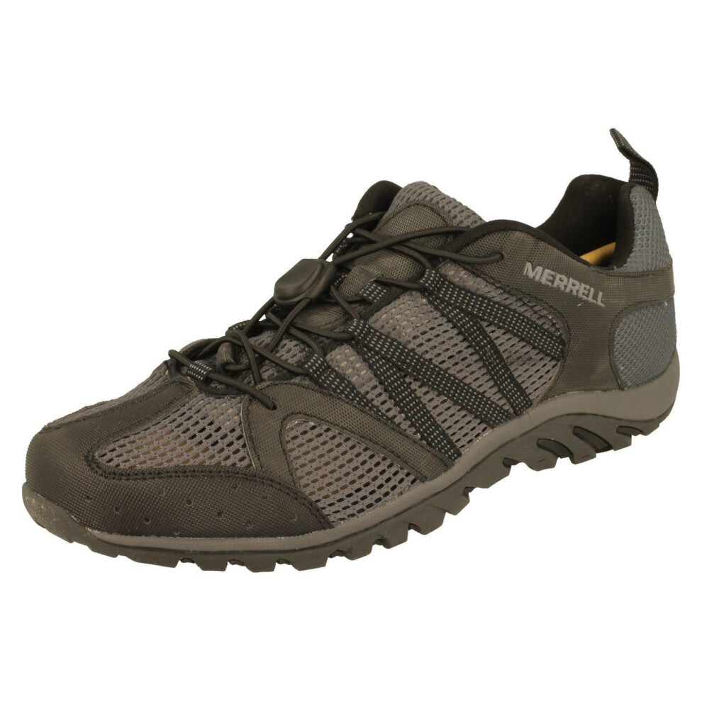 (UK 8.5, Black) Mens Merrell Casual Lace Up Trainers Mykos Octo Stretch