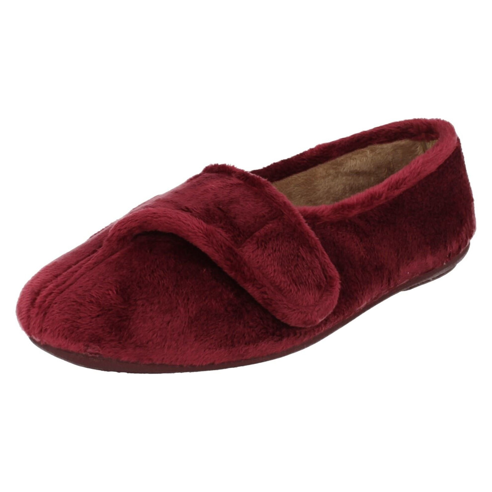 (UK 3, Wine (Red)) Ladies K's By Clarks Slippers Wave Stir - D Fit