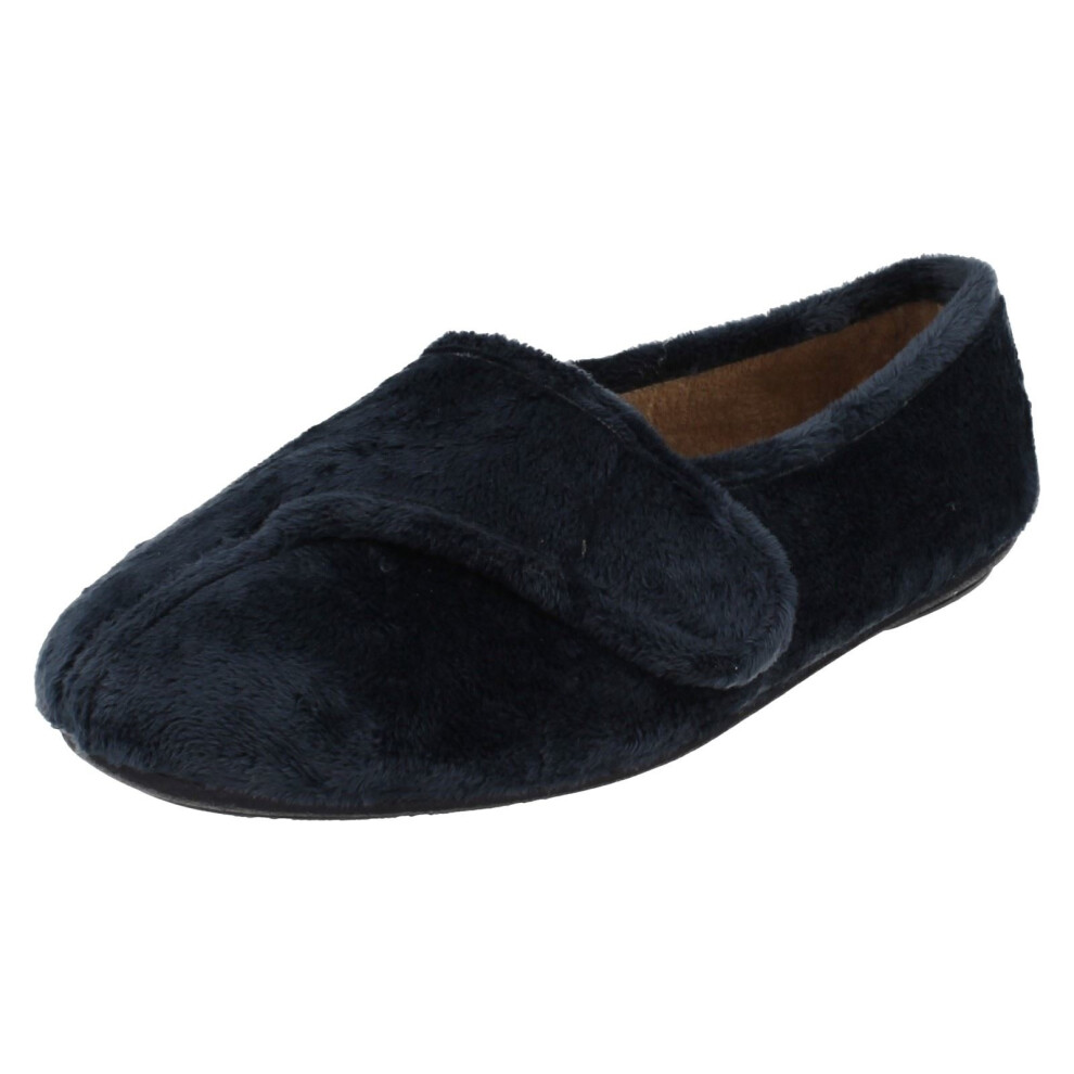 (UK 3, Navy (Blue)) Ladies K's By Clarks Slippers Wave Stir - D Fit