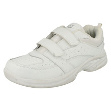 (UK 6, White) Mens Reflex Casual Trainers