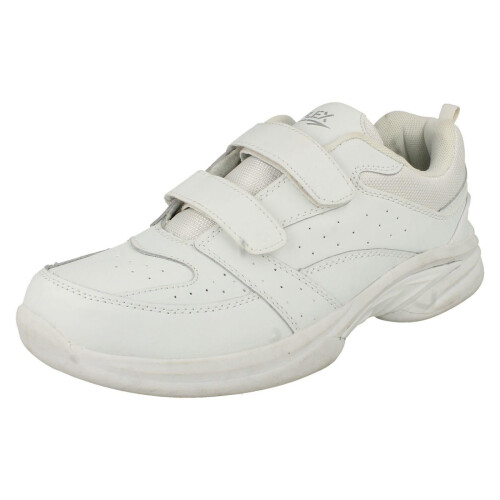 (UK 6, White) Mens Reflex Casual Trainers