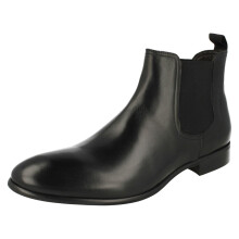 (UK 8, Black) Mens Morena Gabbrielli Smart Chelsea Boots FA-D1696