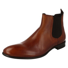 (UK 11, Tan (Brown)) Mens Morena Gabbrielli Smart Chelsea Boots FA-D1696