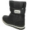 (UK 7, Black) Mens Reflex Fleece Lined Snow Boots 5