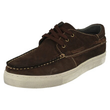 (UK 7, Brown) Mens Maverick Casual Lace Up Shoes