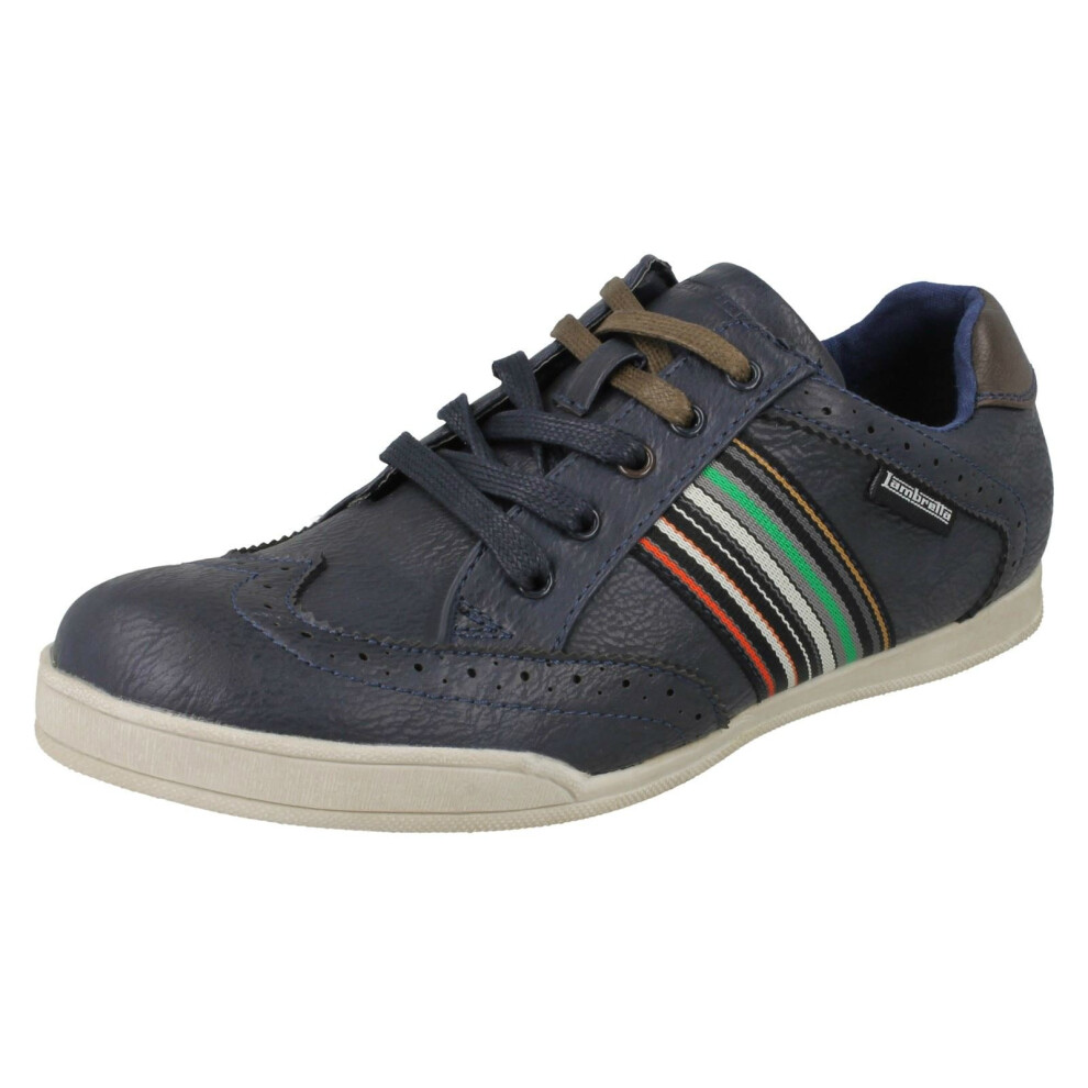 (UK 7, Navy (Blue)) Mens Lambretta Casual Shoes Harrison