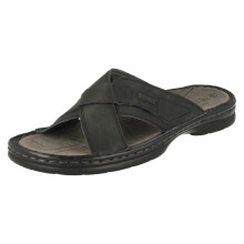 (UK 12, Black) Mens Northwest Territory Slip On Sandals Sahara