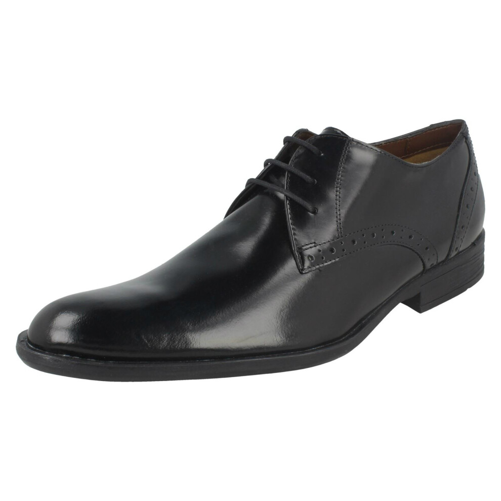 (UK 6, Black) Mens Hush Puppies Lace Up Formal Shoes Kensington