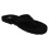 (UK 10, Black) Mens Down To Earth Toe Post Flip Flops 5