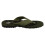 (UK 7, Olive (Green)) Mens Down To Earth Toe Post Flip Flops 3