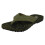 (UK 7, Olive (Green)) Mens Down To Earth Toe Post Flip Flops 1