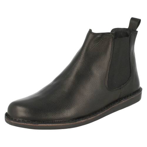 Padders (UK 6, Black) Mens Padders Pull On Chelsea Boots Jez - G Fit