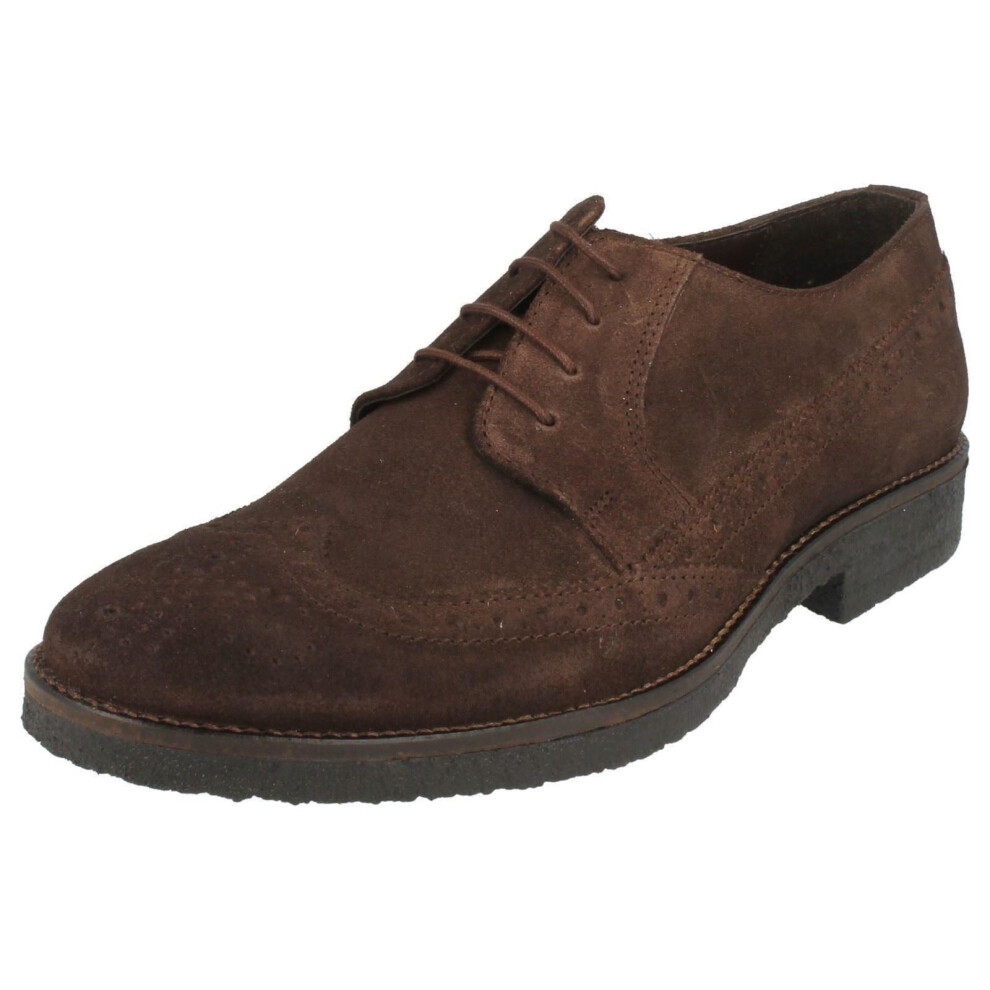 (UK 11, Brown) Mens Lambretta Smart Brogues M-82