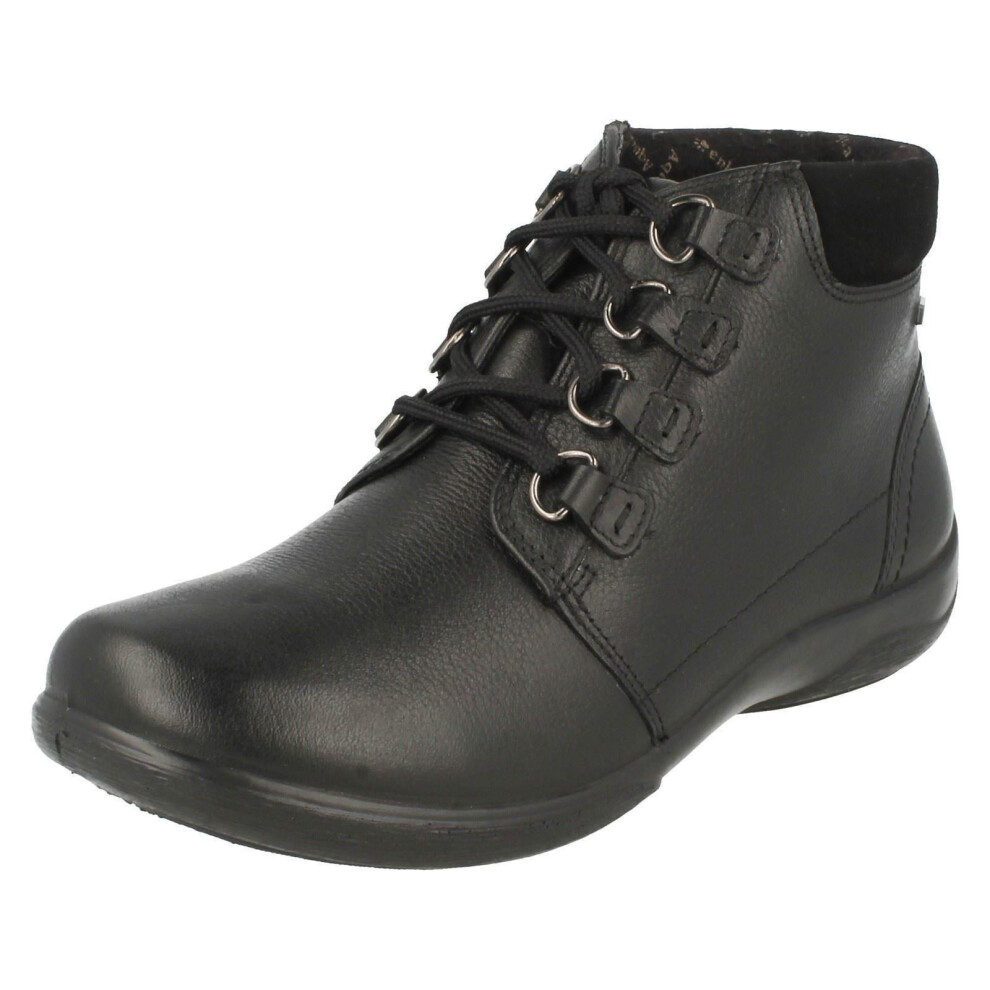 (UK 5, Black) Ladies Padders Waterproof Ankle Boots Journey - EEE Fit