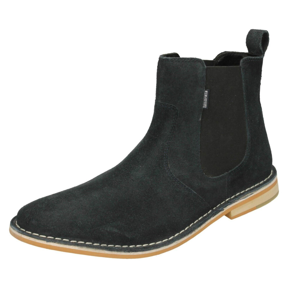 (UK 7, Navy (Blue)) Mens Lambretta Ankle Boots Regent