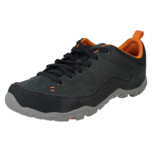 (UK 8.5, Navy (Blue)) Mens Merrell Walking Shoe Telluride Lace