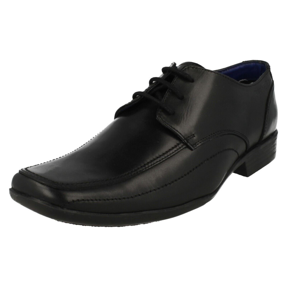 (UK 10, Black) Mens Lambretta Formal Lace Up Shoes 20303