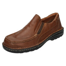 (UK 6, Tan (Brown)) Mens Maxfield Casual Slip On Shoes