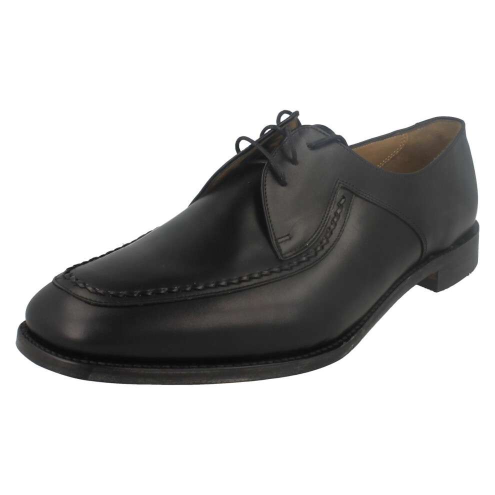 (UK 6.5, Black) Mens Loake Smart Formal Shoes Fontwell - G Fit