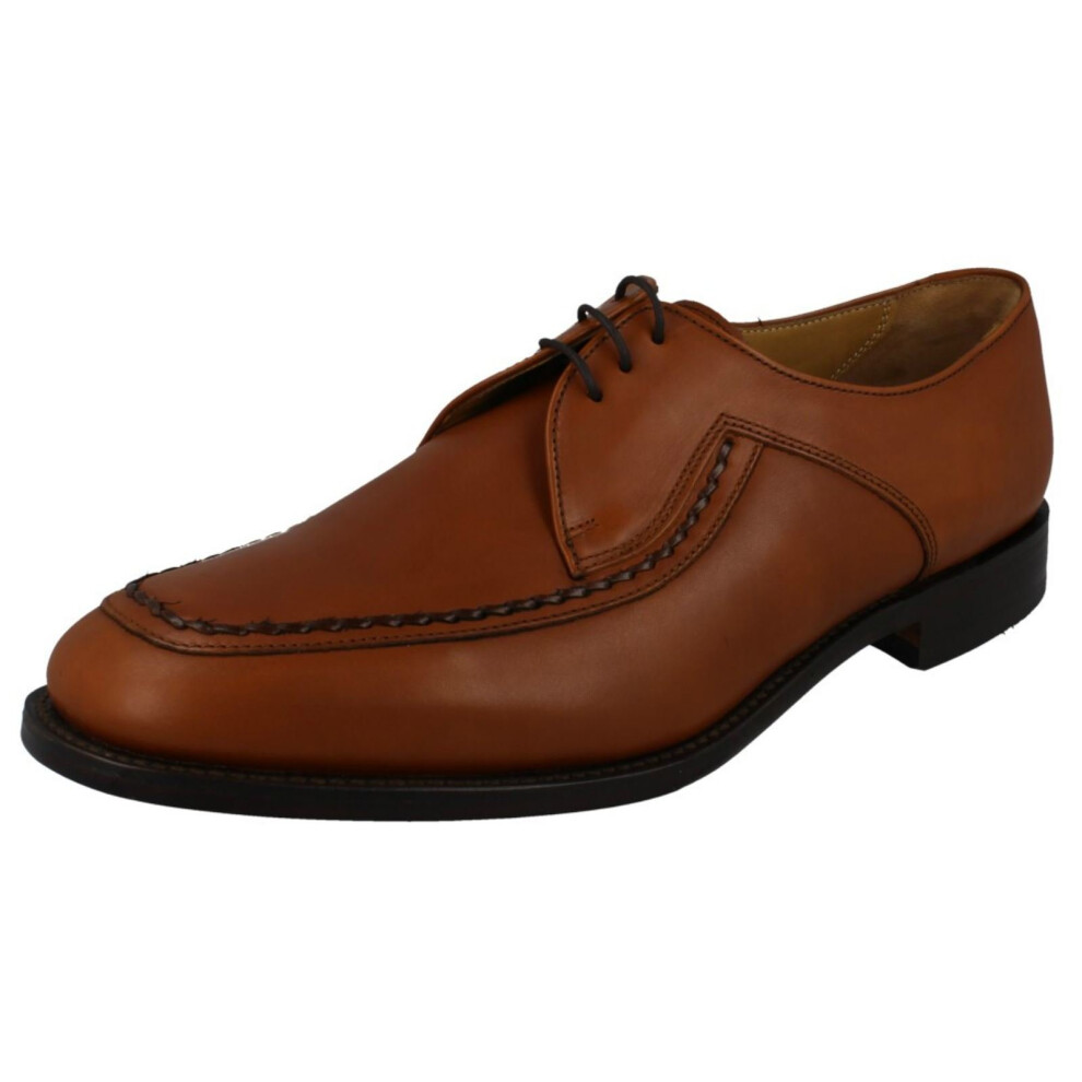 (UK 13, Tan (Brown)) Mens Loake Smart Formal Shoes Fontwell - G Fit