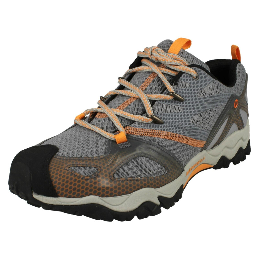 (UK 8.5, Wild Dove/Orange (Grey)) Mens Merrell Performance Trainers Grassbow Rider