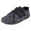 Padders (UK 8, Black) Mens Padders Hook & Loop Slippers Dual - G/H Fit 1
