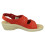 Padders (UK 8, Red) Ladies Padders Hook & Loop Sandals Bluebell - E Fit 3