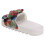 (UK 7, White Multi (White)) Ladies Spot On Multi Twist Bow Sliders 5