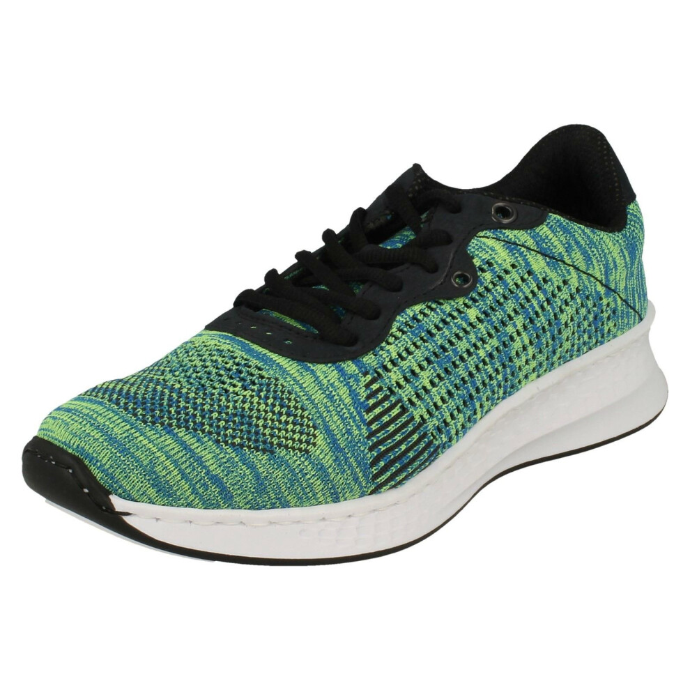 (UK 3.5, Green) Ladies Rieker Casual Sports Trainer N5606