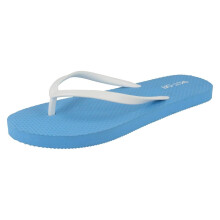 (UK 5, Light Blue (Blue)) Ladies Spot On Toe Post Flip Flops