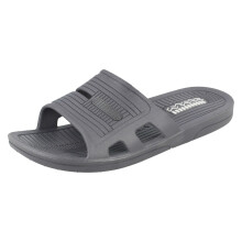 (UK 7, Grey) Mens Spot On Beach Wear Sandals