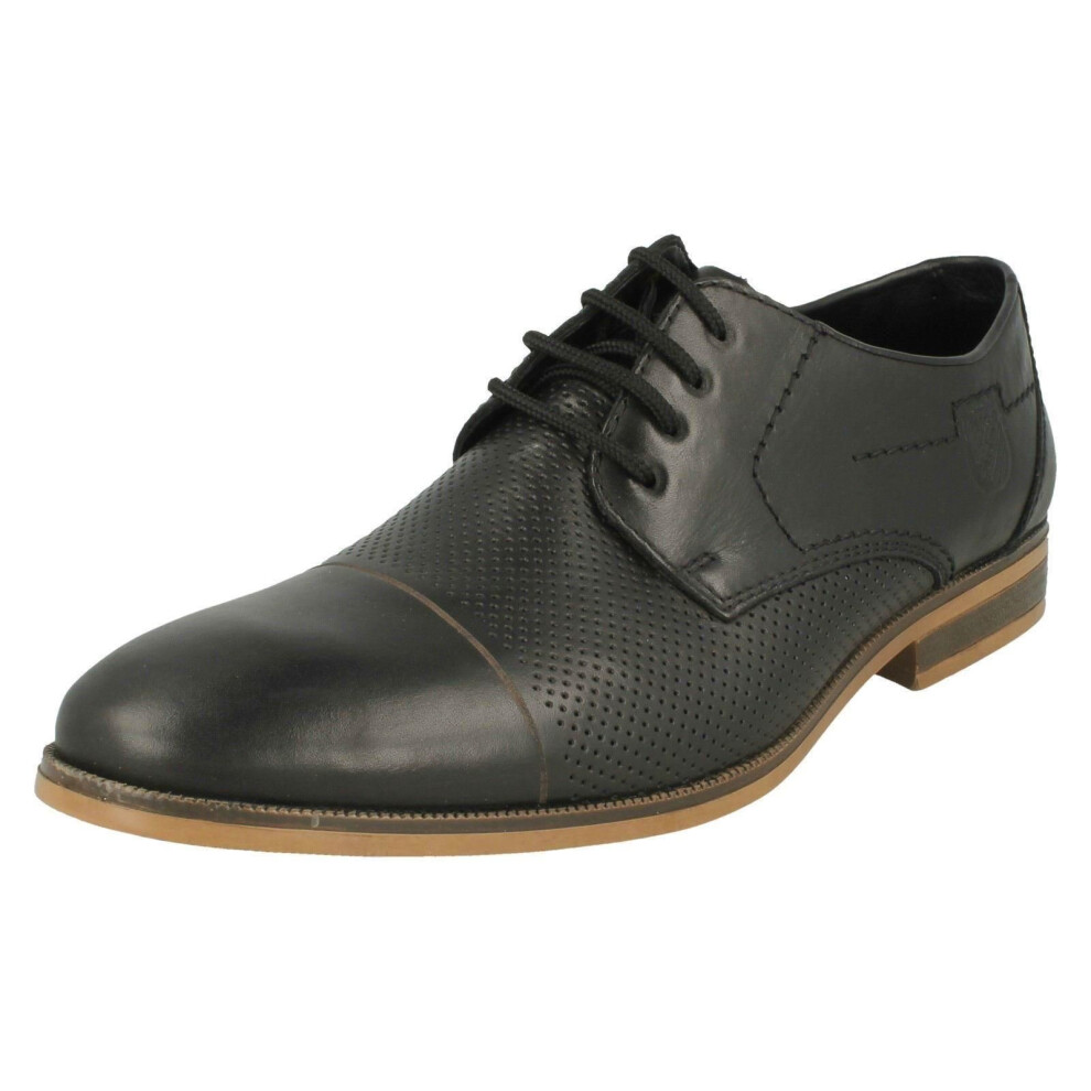 (UK 9, Black) Mens Rieker Formal Lace Up Shoes 11615