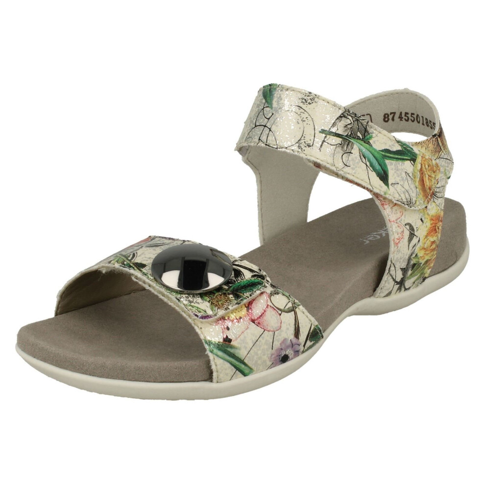 (UK 1.5 Child, Multi) Girls Rieker Slingback Sandals K2242