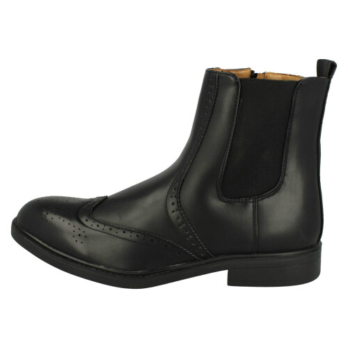 (UK 7, Black) Mens Thomas Blunt Casual Ankle Boot 1