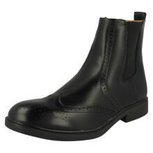 (UK 7, Black) Mens Thomas Blunt Casual Ankle Boot
