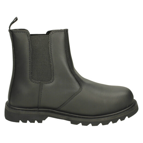 (UK 7, Black) Mens Tradesafe Safety Boots Diran 1