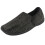 (UK 7, Black) Mens Spot On Chequered Full Slipper 1