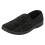 (UK 7, Black) Mens Spot On Quality Slippers 1