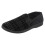 (UK 11, Black) Mens Spot On Checked Slippers 1