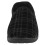 (UK 7, Black) Mens Spot On Checked Slippers 5