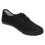 (UK 6, Black) Mens Spot On Flat Casual Plimsolls 3