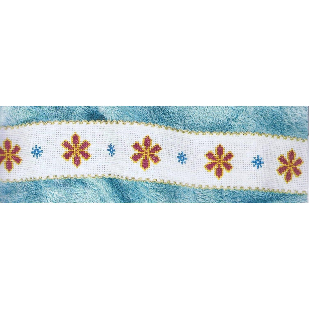 Dmc Starlight Aida Band Cross Stitch Kit - 2" X 21"
